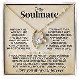 To My Soulmate | The Day I Met You | Forever Love Necklace | Romantic Gift