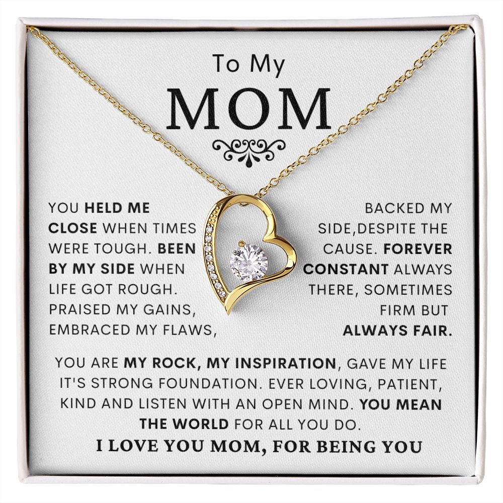 Mom Forever Love Necklace- For Being you