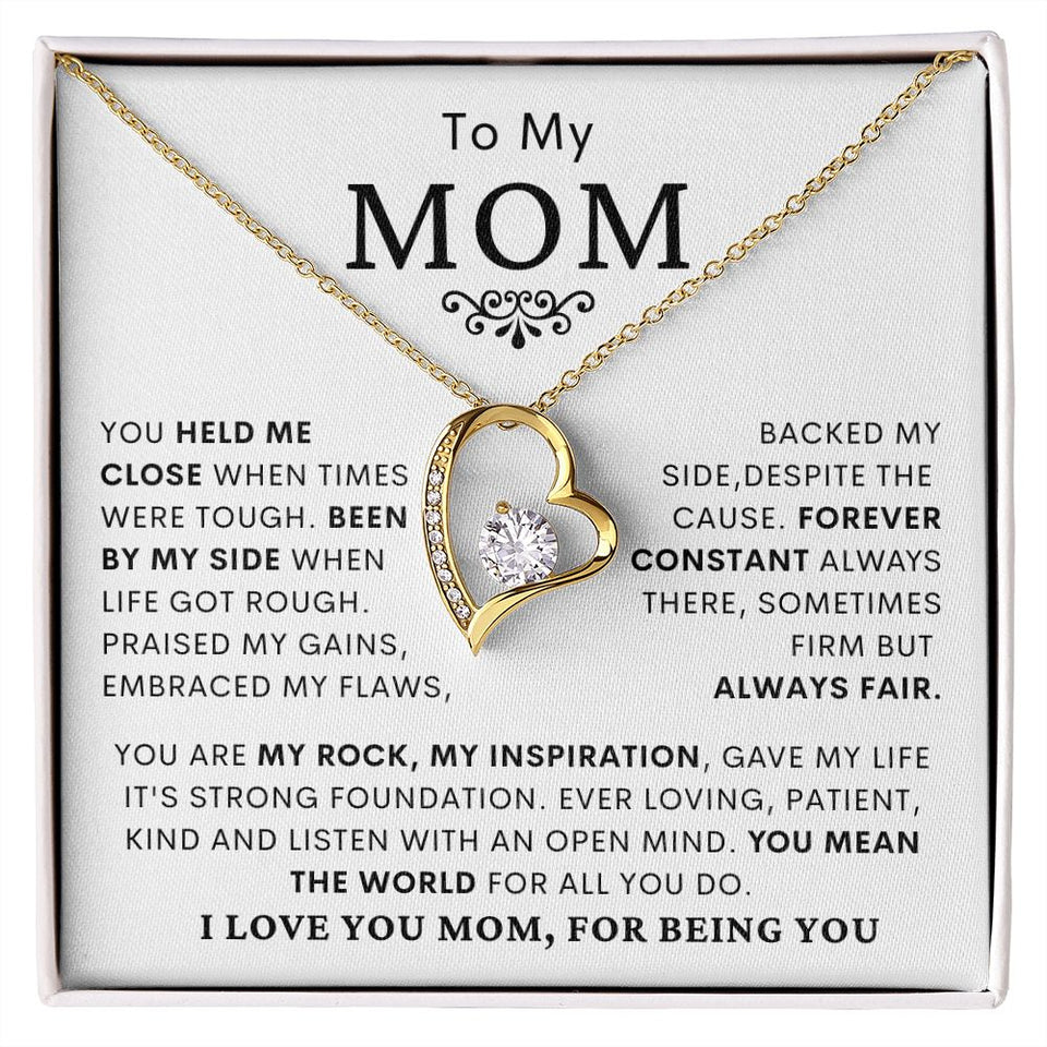 Mom Forever Love Necklace- For Being you