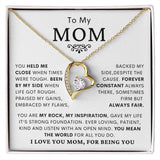 Mom Forever Love Necklace- For Being you