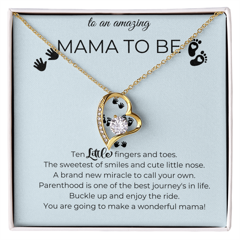 Mama to be'- Forever Love Necklace- Baby Shower