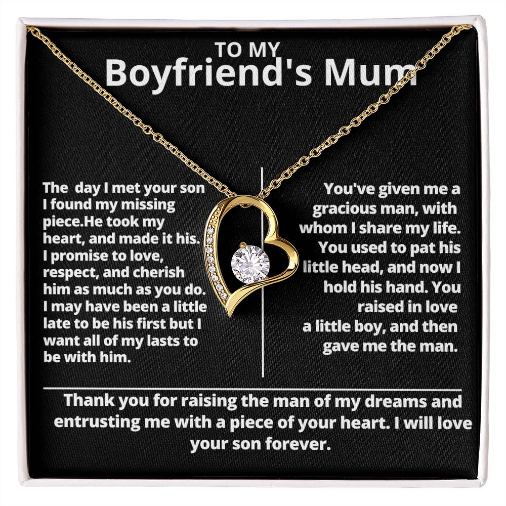 Forever Love Necklace Gift for Boyfriend's Mum Gift For Mom, necklace For Wife, Gift For Mother's Day