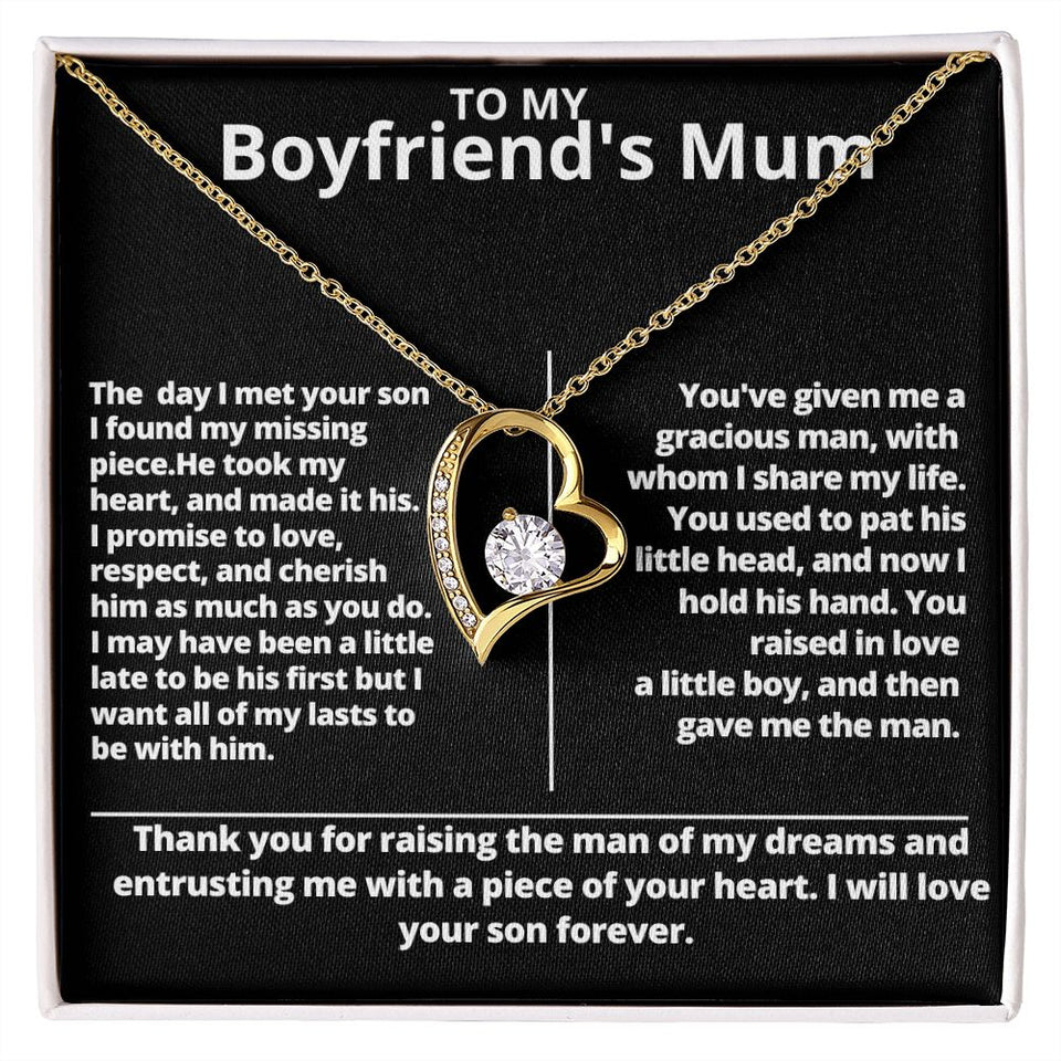 Forever Love Necklace Gift for Boyfriend's Mum Gift For Mom, necklace For Wife, Gift For Mother's Day
