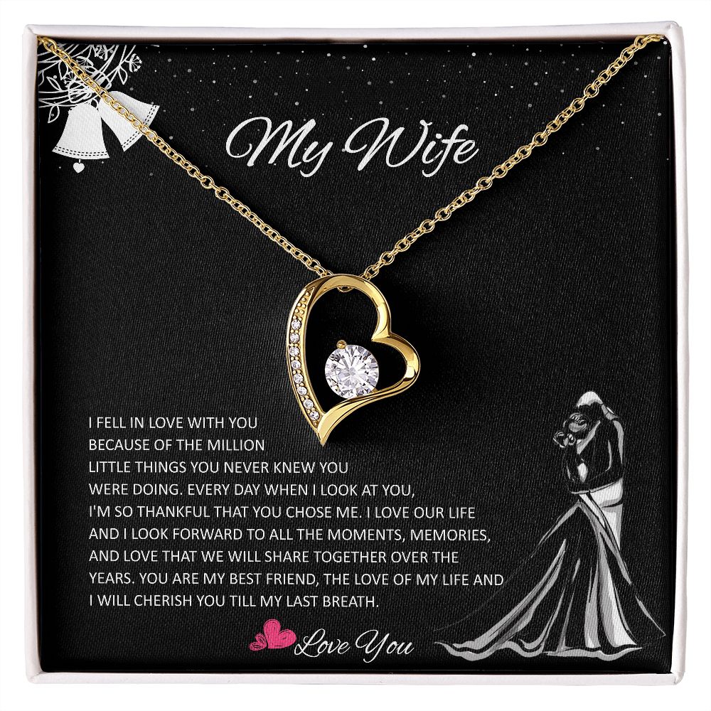 Forever Love Necklace, Gift to Wife Gift For Mom, necklace For Wife, Gift For Mother's Day