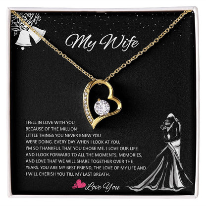 Forever Love Necklace, Gift to Wife Gift For Mom, necklace For Wife, Gift For Mother's Day