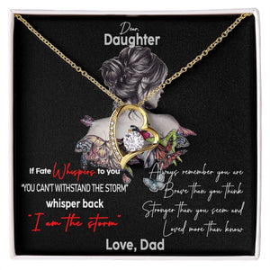 Dear Daughter | IF Fate Whispers To You | Forever Love Necklace