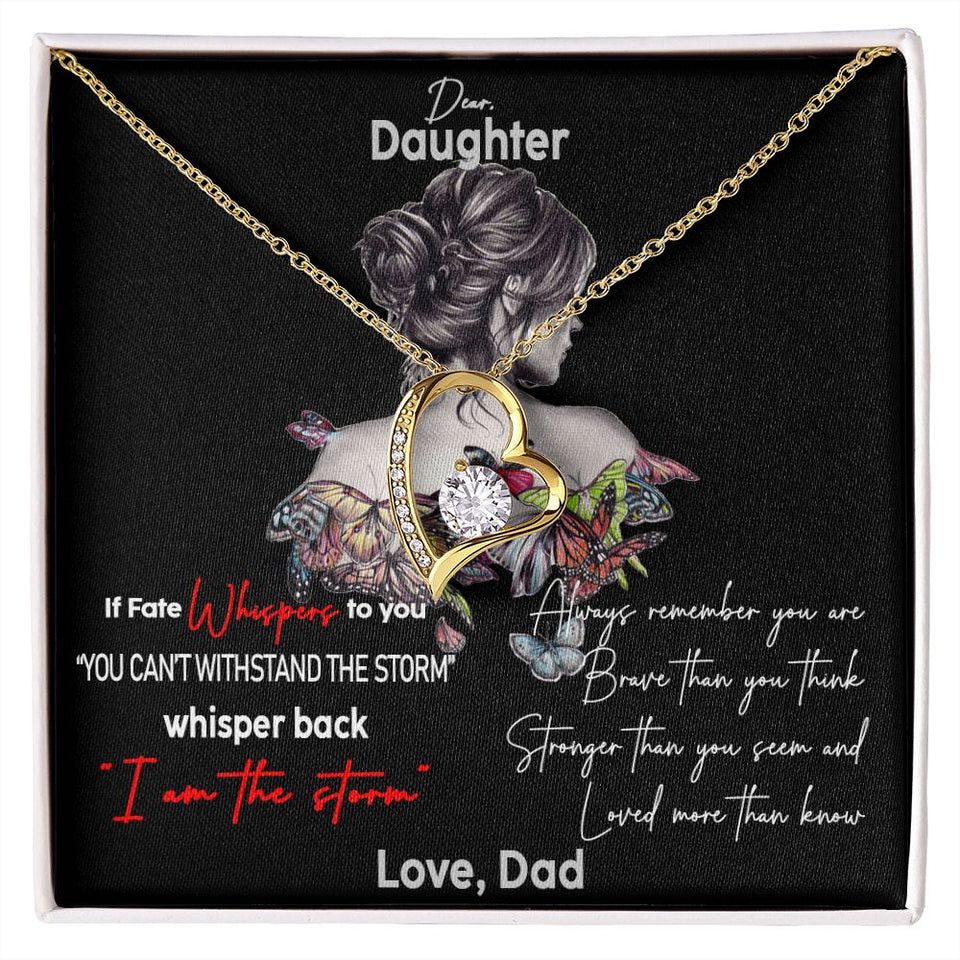 Dear Daughter | IF Fate Whispers To You | Forever Love Necklace