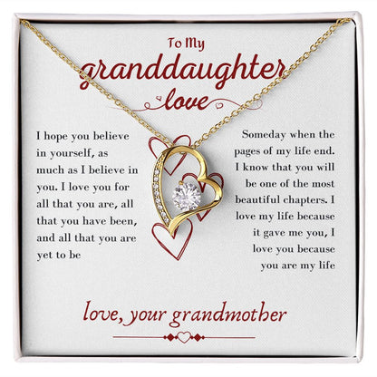 A Beautiful Forever Love Necklace Gift From Grandmother To Granddaughter