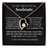 Soulmate You Are The Best Thing | Romantic Gift For Your Soulmate | Forever Love Necklace