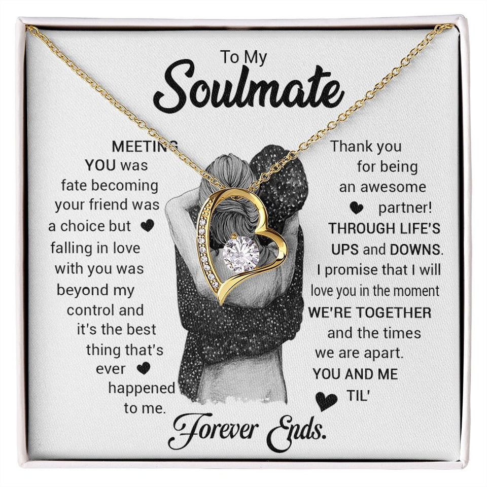 Soulmate The Best Thing That's Ever Happened | Romantic Gift For Your Soulmate | Forever Love Necklace