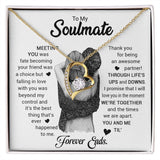 Soulmate The Best Thing That's Ever Happened | Romantic Gift For Your Soulmate | Forever Love Necklace
