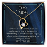 To Mom Forever Love Necklace-From Son