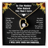 Mother Who Raised The Man I Love - I Will Love Your Son Forever - Forever Love Necklace