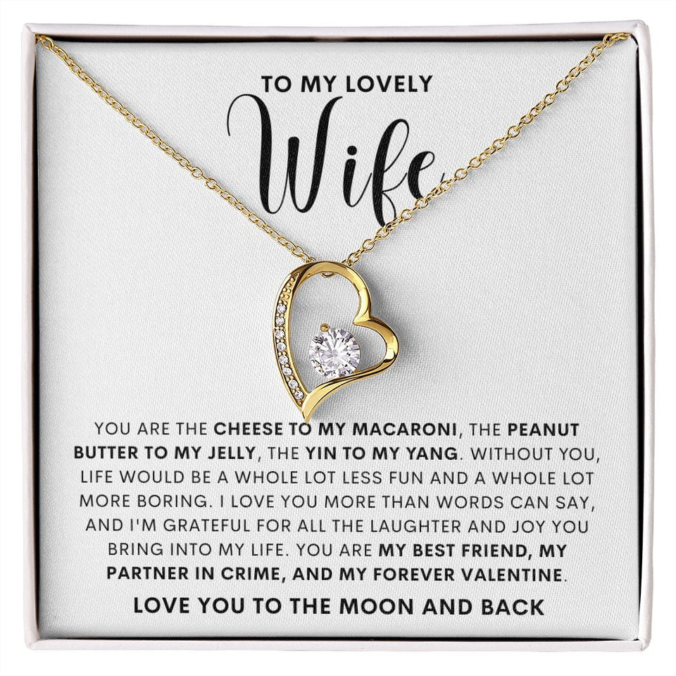 Funny Wife Gift - Forever Love Necklace