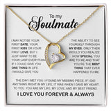 To My Soulmate | You Are My Missing Piece | Romantic Gift Forever Love Necklace