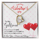 To My Girlfriend - Forever Love Necklace - Red Balloons Gift For Mom, necklace For Wife, Gift For Mother's Day