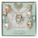 Happy Birthday Forever Love Necklace For Granddaughter