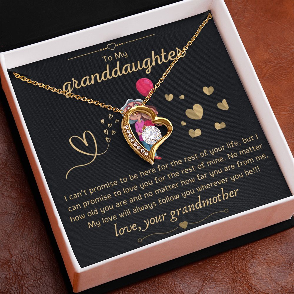 A Beautiful Forever Love Necklace From Grandmother To Granddaughter