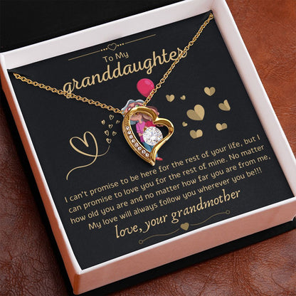 A Beautiful Forever Love Necklace From Grandmother To Granddaughter