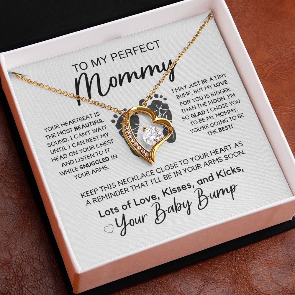 Gift For Mommy-To-Be, Pregnancy Gift for Wife, Forever Love Necklace, Mother's Day Gift for New Mom