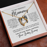 Gift For Mommy-To-Be, Pregnancy Gift for Wife, Forever Love Necklace, Mother's Day Gift for New Mom