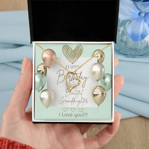 Happy Birthday Forever Love Necklace For Granddaughter