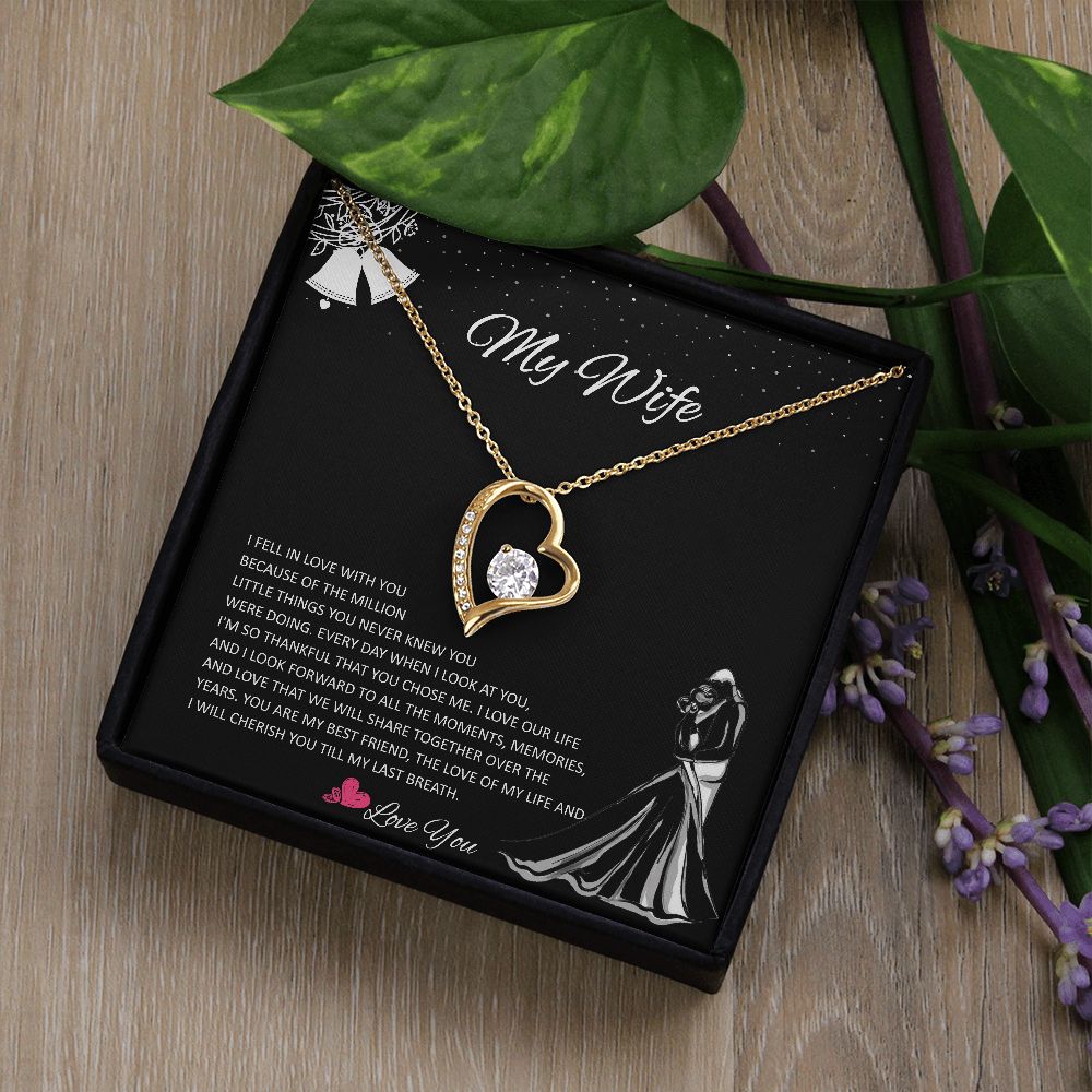 Forever Love Necklace, Gift to Wife Gift For Mom, necklace For Wife, Gift For Mother's Day