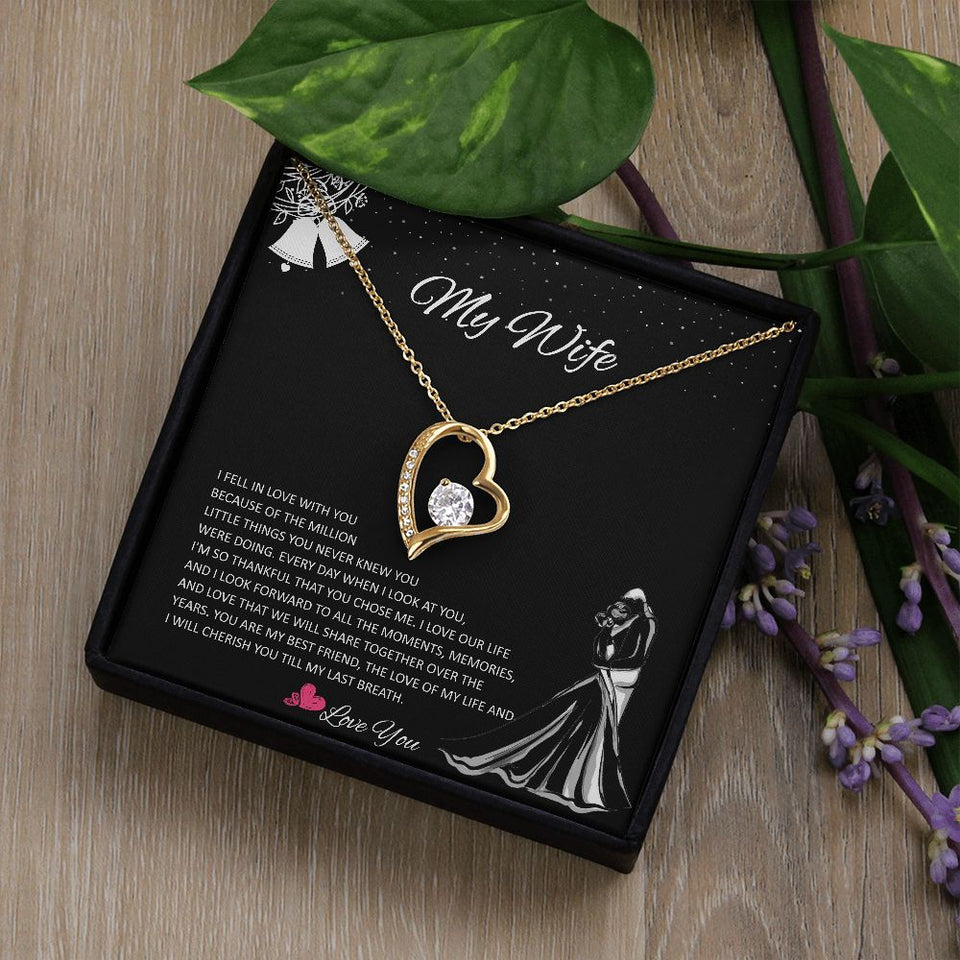 Forever Love Necklace, Gift to Wife Gift For Mom, necklace For Wife, Gift For Mother's Day