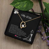 Forever Love Necklace, Gift to Wife Gift For Mom, necklace For Wife, Gift For Mother's Day