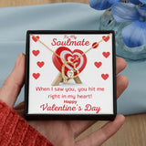 A  Forever Love Necklace To Happy Valentine's Day For Your Soulmate