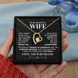 To My Wife I'm Forever Grateful - Forever Love Necklace from Husband