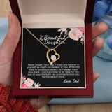 To My Beautiful Daughter From Dad | I Can Promise | Forever Love Necklace