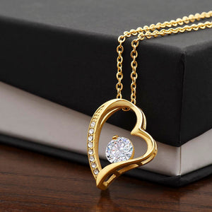 Daughter Always Be With You, Forever Love Necklace, Christmas Gift Idea for Daughter from Mom