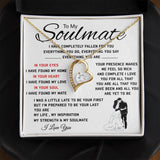 To My Soulmate, Everything You Are, Forever Love Necklace, Romantic Gift For Your Soulmate