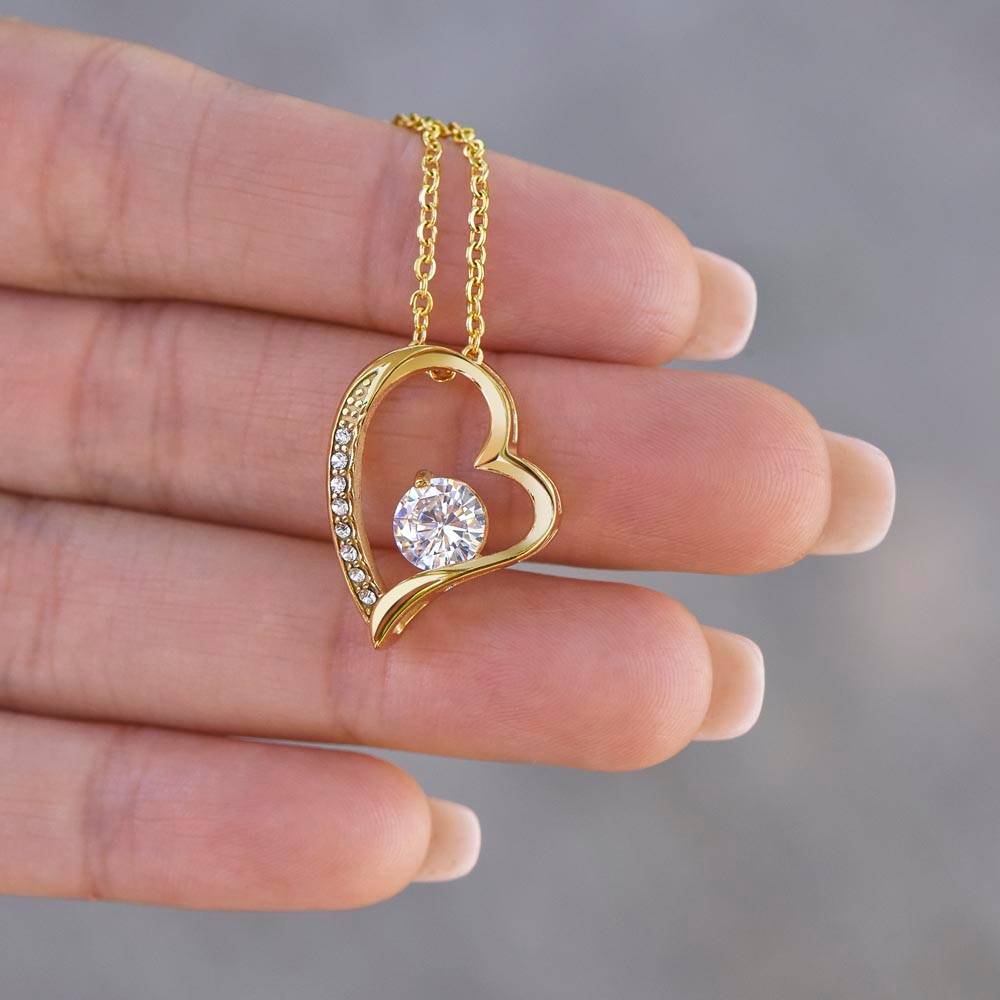 18th birthday gift for Daughter, Forever Love Necklace, Gift for Daughter 21st birthday, Wedding Day Gift for Daughter From Dad