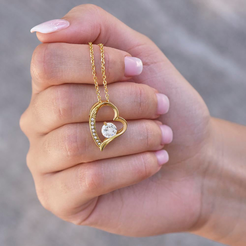 Best Necklace for Soulmate - I Will Always Love You Endless Love - Forever Love Necklace, Wife Necklace