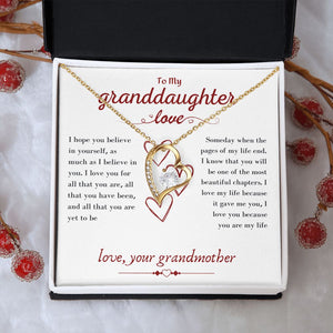 A Beautiful Forever Love Necklace Gift From Grandmother To Granddaughter