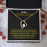 Best Necklace for Soulmate - I Will Always Love You Endless Love - Forever Love Necklace, Wife Necklace