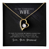 Wife Last Breath Forever Love Necklace