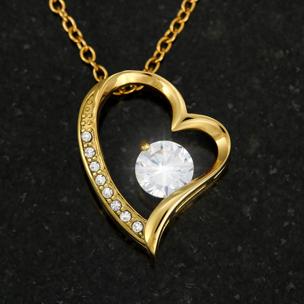 To My Daughter from Dad Valentine's Day Forever Love Necklace