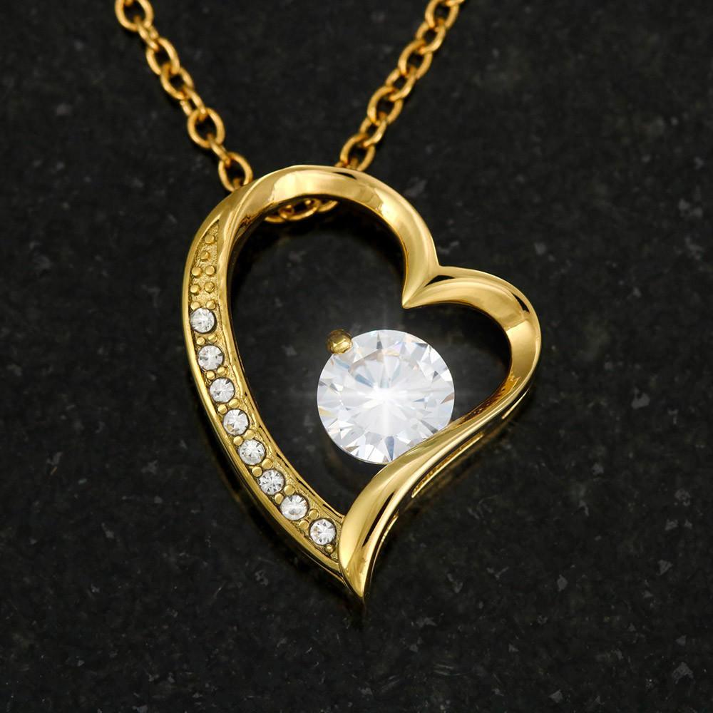 Namashops - Forever Love Necklace - To My Wife - Last Everything - Shine, Gift For Wife, For Mom, Gift For Christmas, Birthday