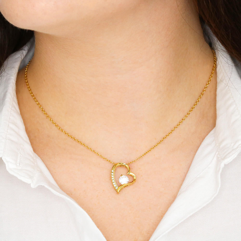 When I Say I Love You More - Gift For Fiancee Forever Love Necklace