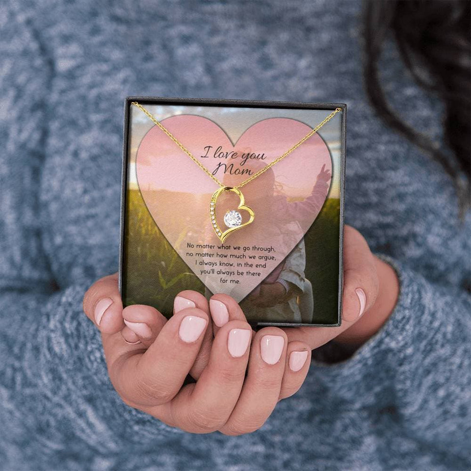 To Mom No Matter What Forever Love Necklace