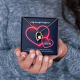 To My Girlfriend Be My Valentine Forever Love Necklace
