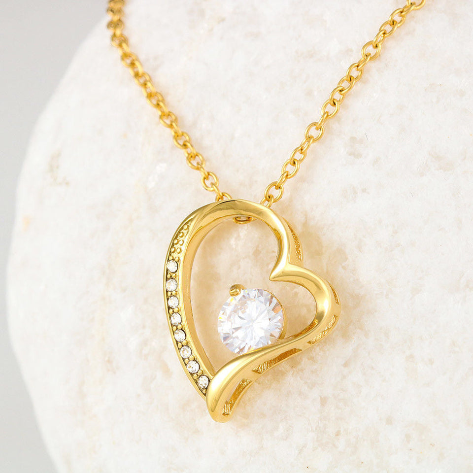 My Heart Will Always Tied To Home - To My Wonderful Mom Forever Love Necklace