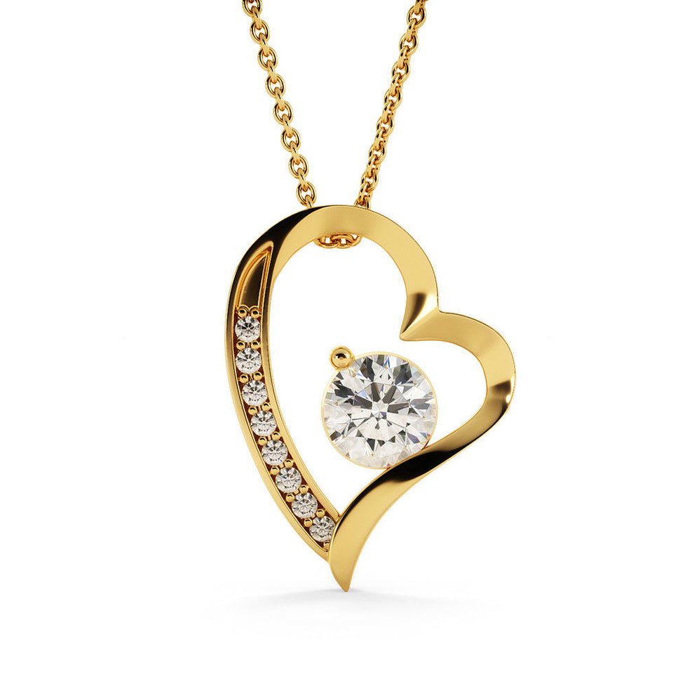 To My Daughter from Dad Valentine's Day Forever Love Necklace