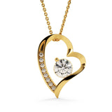 To My Daughter from Dad Valentine's Day Forever Love Necklace
