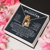 Daughter You Mean To Me, Forever Love Necklace, Best Gift For Daughter From Dad