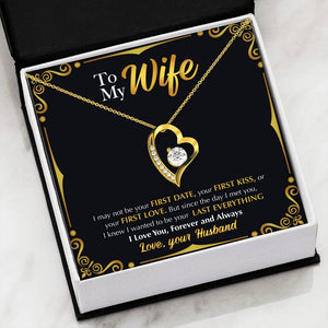 Namashops - Forever Love Necklace - To My Wife - Last Everything - Frame, Gift For Wife, For Mom, Gift For Christmas, Birthday