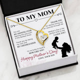 Namashops - Forever Love Necklace - To My Mom - Forever Love - Thank you, Gift For Wife, For Mom, Gift For Christmas, Birthday